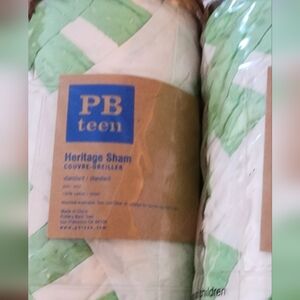 NIP Pottery Barn Teen Heritage Shams-2